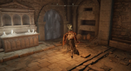 巨人戦争の英雄墓：最初の祝福のすぐ先にあるインプ像から祈祷：火の護りよ