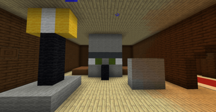 マイクラ　森の洋館　村人の像.png