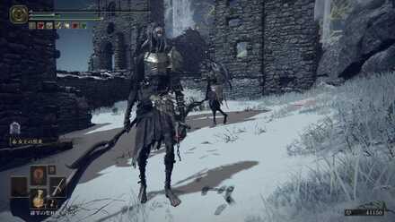 廃墟内の敵とは不用意に戦わない