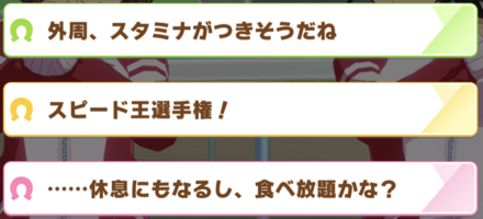 練習後イベントがある