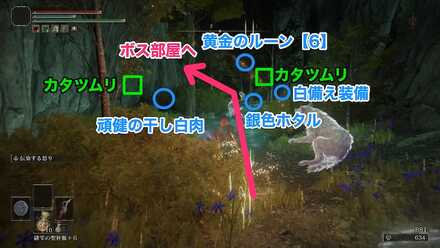 道なりに進み、ボス部屋へ