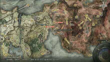 ゲール砦の場所