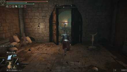 ローデイルの地下墓：祝福から正面の扉の先へ（ショートカット3）