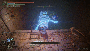 距離の長い技を用いて敵を処理する