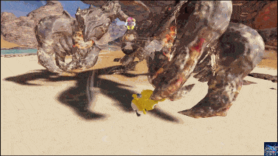 バブルクラッブの切り裂く