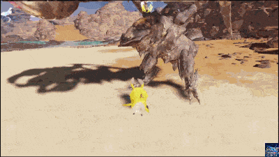 バブルクラッブの叩きつけ