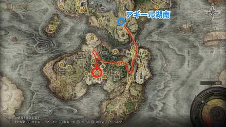 真珠色の泡雫のマップ