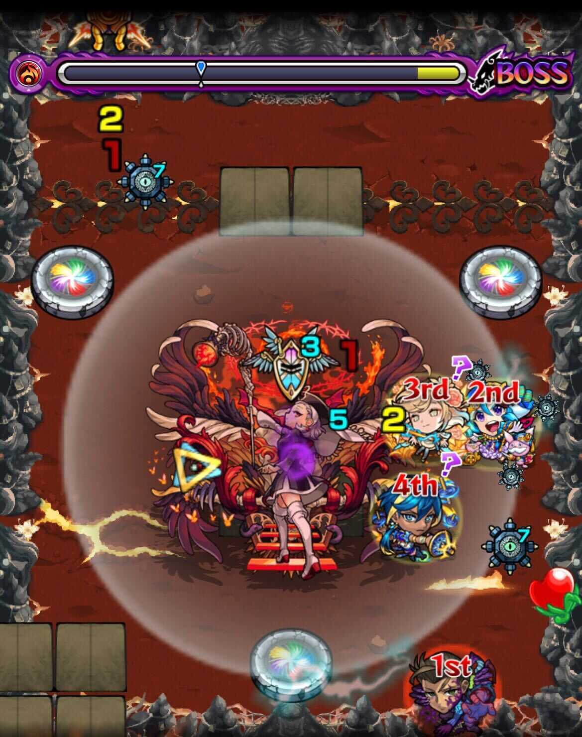 裏禁忌21 ボス1 ドクロ