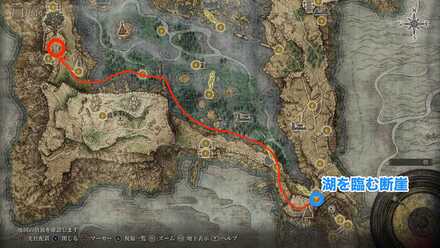 破裂した結晶雫のマップ