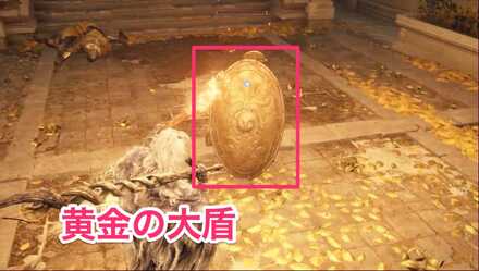 黄金の大盾の見た目