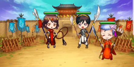 部隊間のリアルタイム対戦コンテンツ