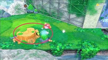 ソードの敵のすぐ近く（牛乳）