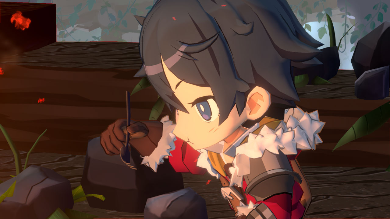 食事中の冒険者