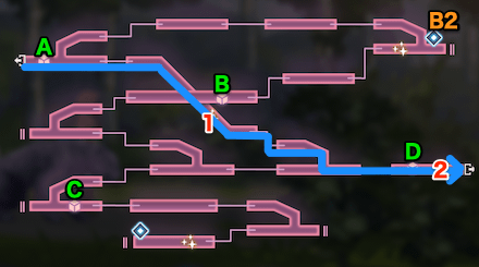 炎の回廊のマップと攻略