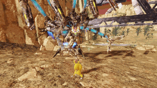 フォートス・レーザーの回転ステップ射撃