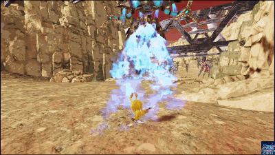 フォートス・レーザーのホバー噴射の追加攻撃