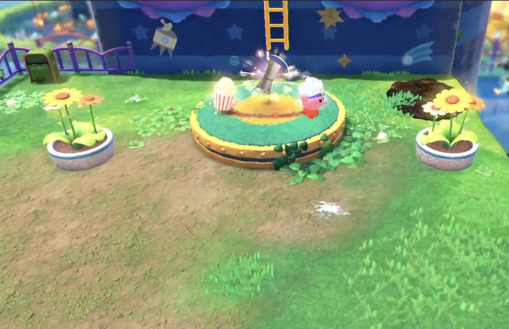 しおれた花のある場所