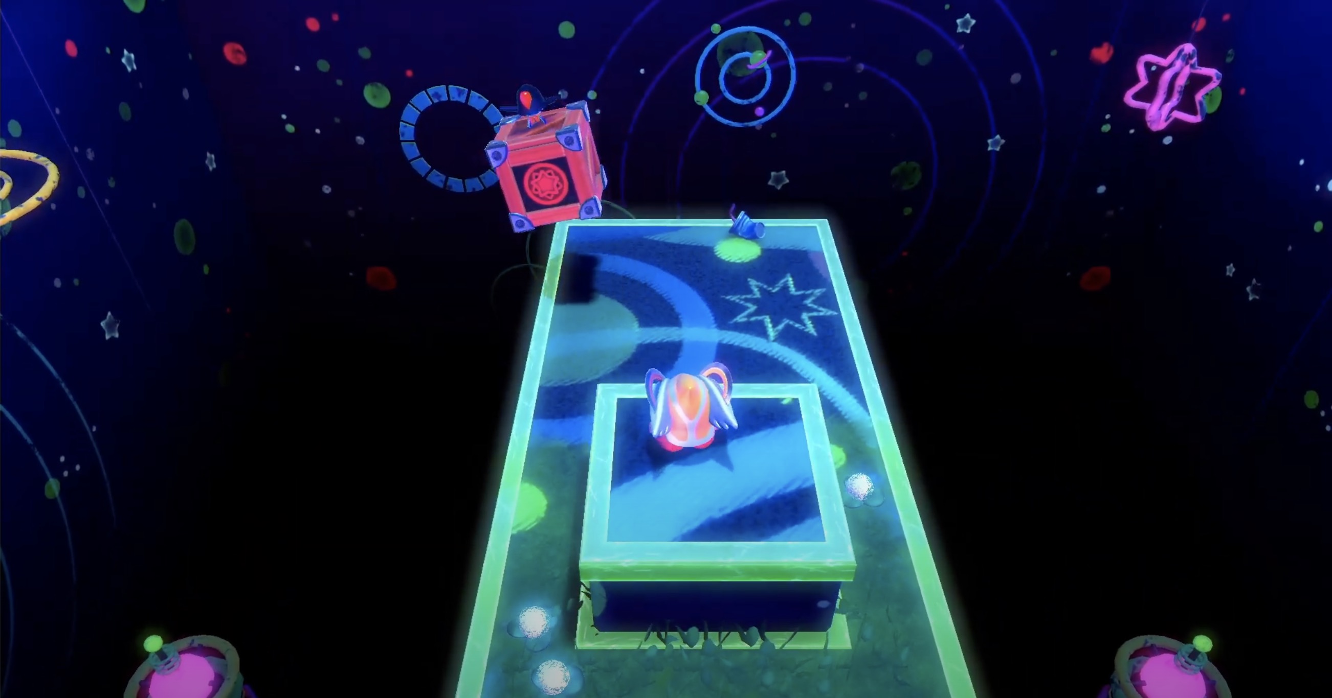 ブロックがワドルディに切り替わったタイミングで壊す