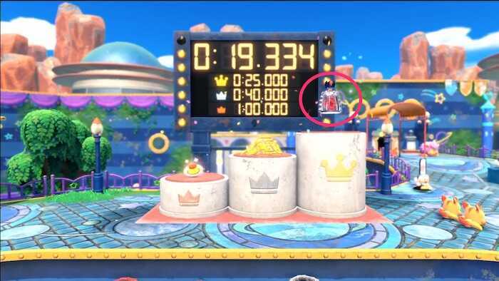 第1レースの25秒以内クリア報酬