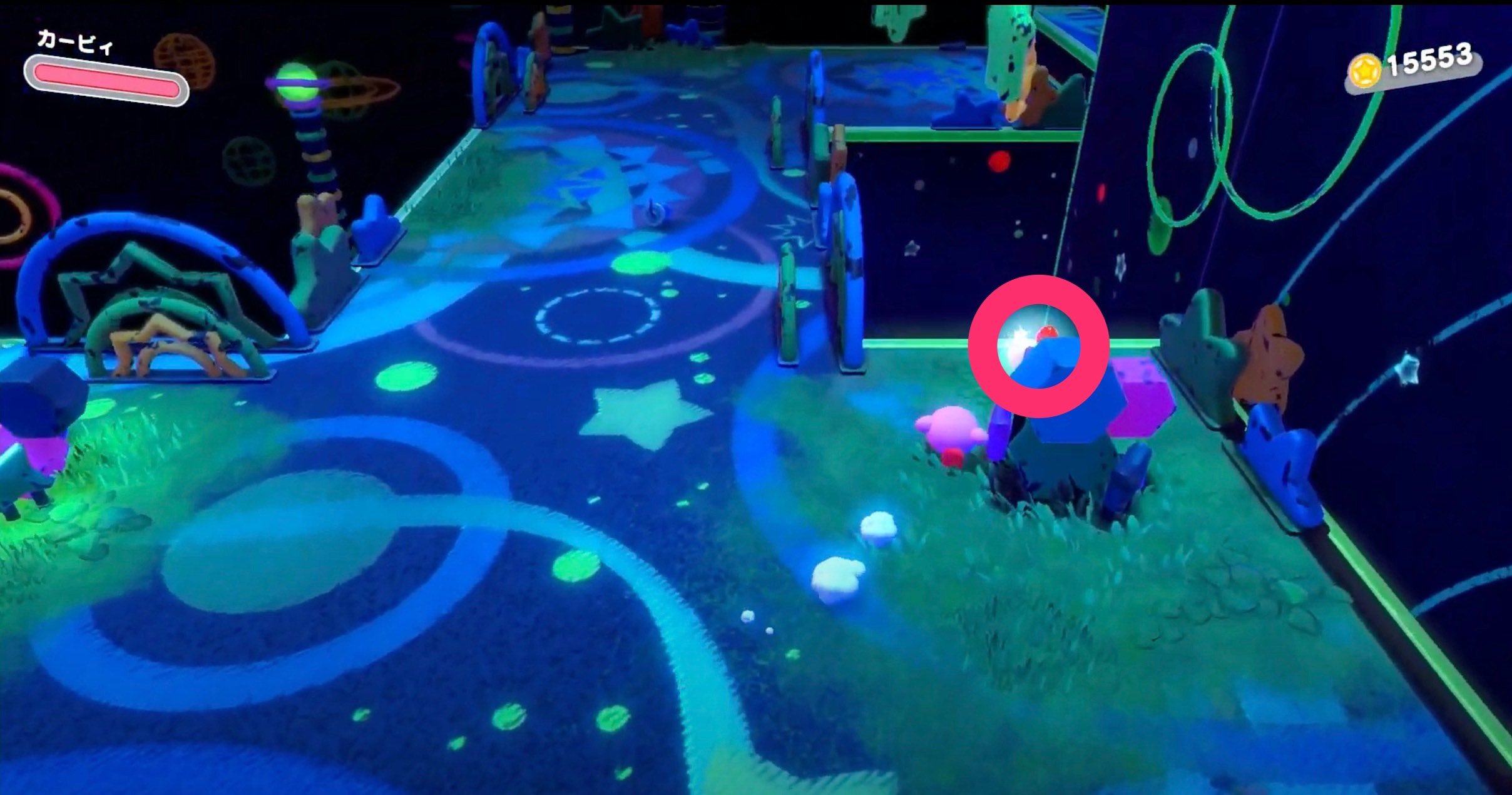 雑魚が7体出現する場所