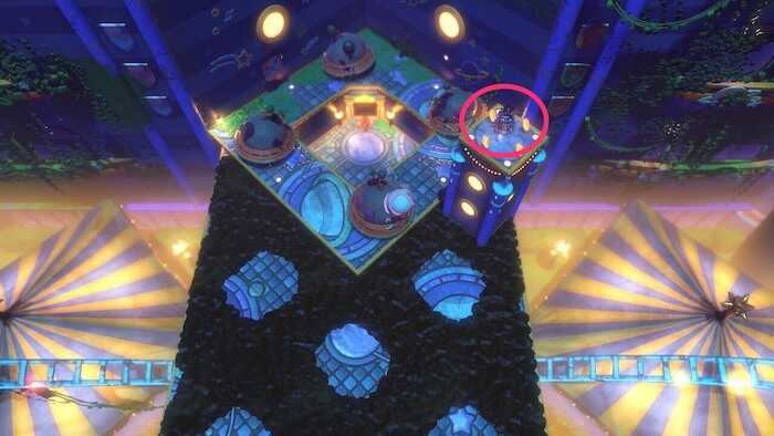 2つ目の三つ星扉付近にある高台