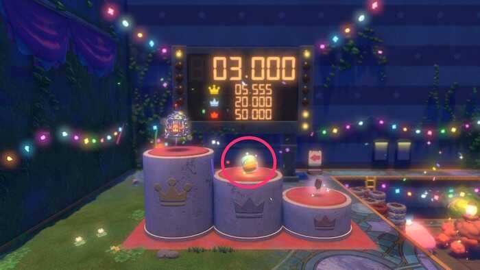 レースの20秒以内クリア報酬