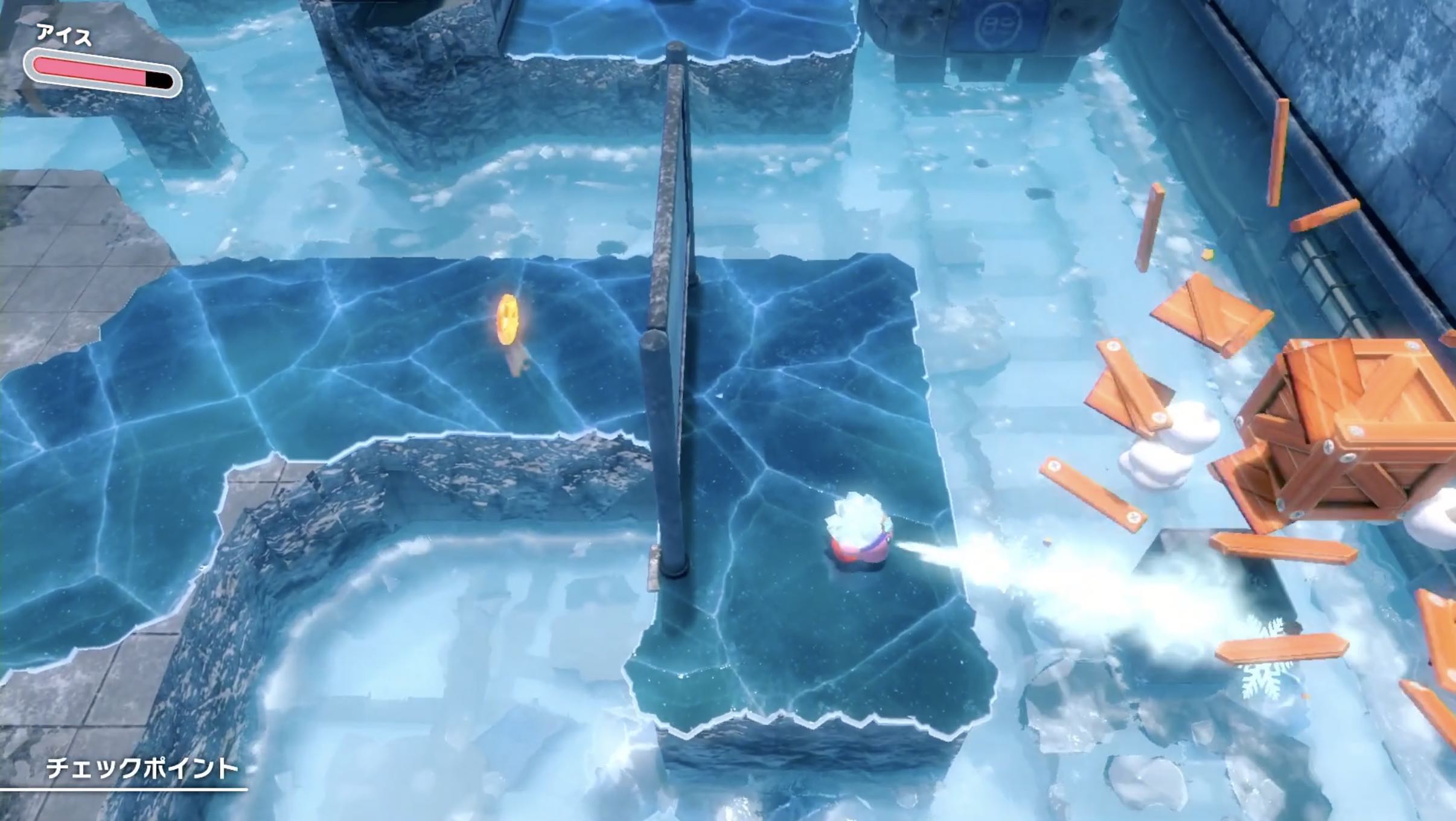 エリア1の木箱の中