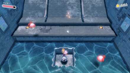 床の下にあるワドルディを回収