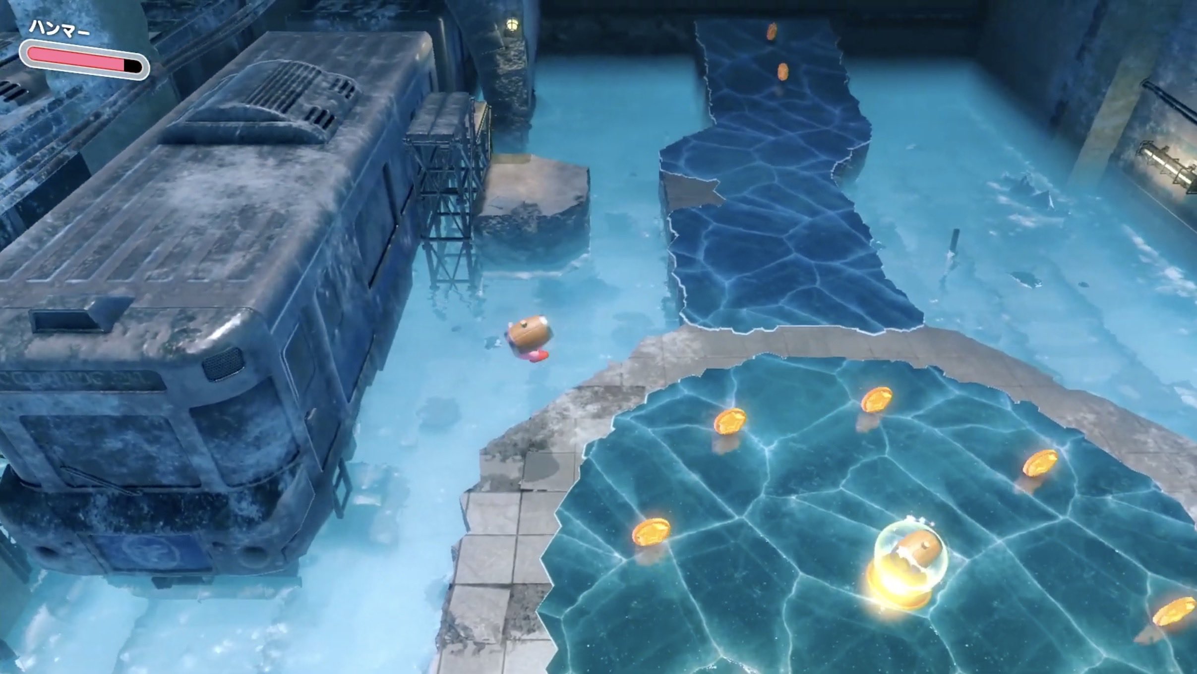 1台目の電車の北西