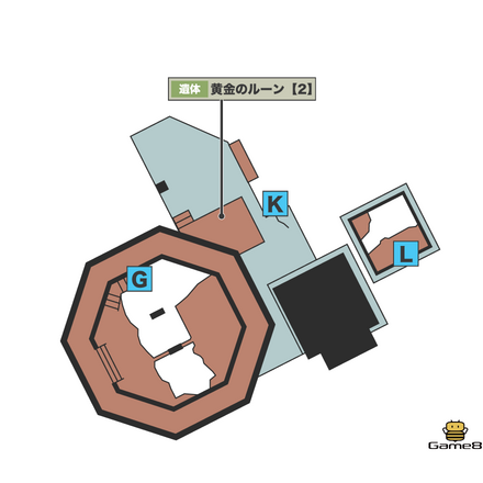 城壁外側5層目のマップ