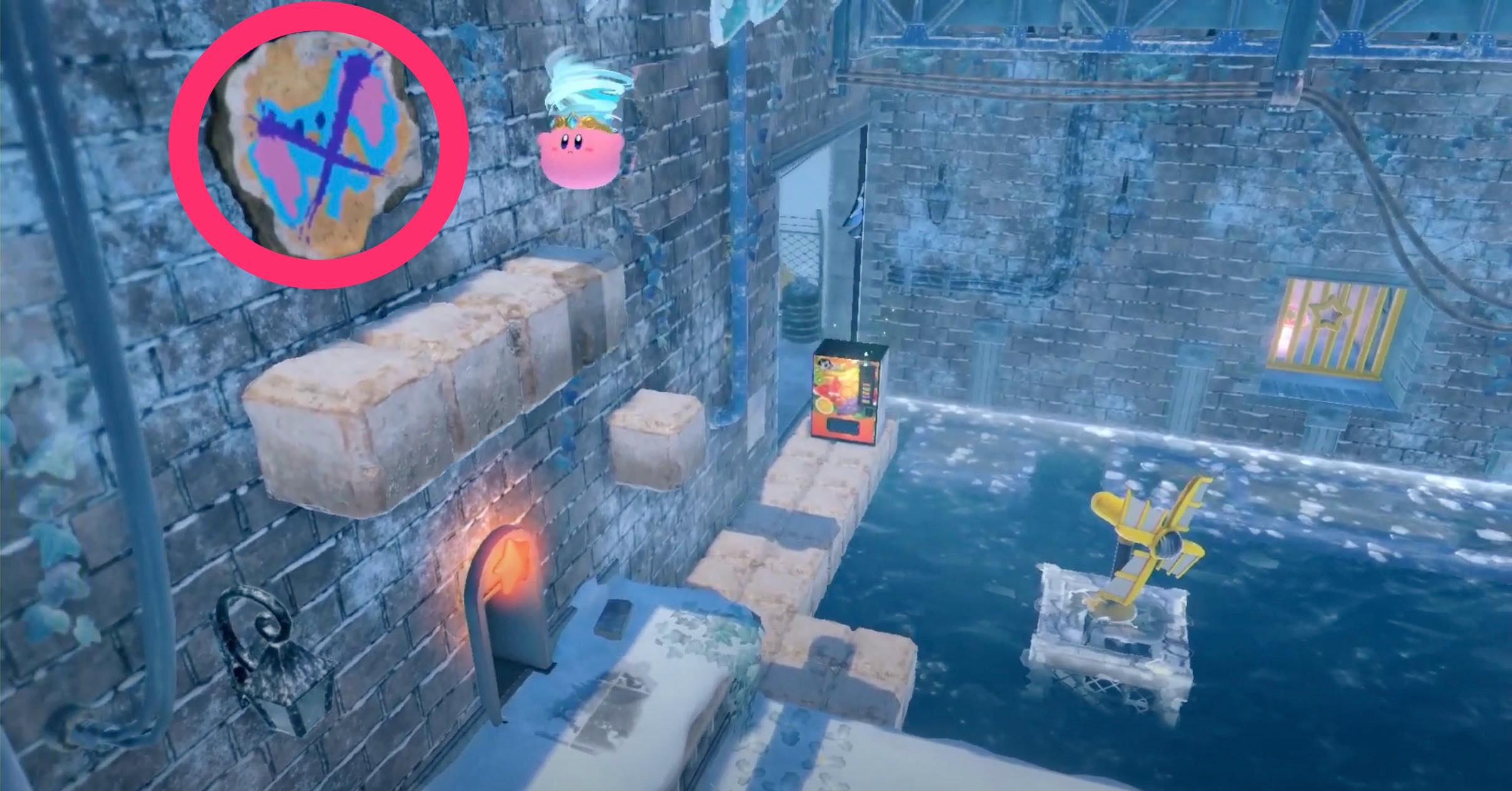 隠し通路に入ってすぐ上にある手配書を剥がす