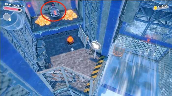 隠し部屋を抜けた先の高台