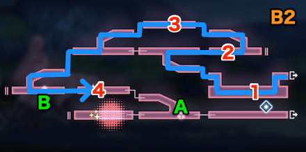 ゴールドホッパーの巣窟のマップと攻略