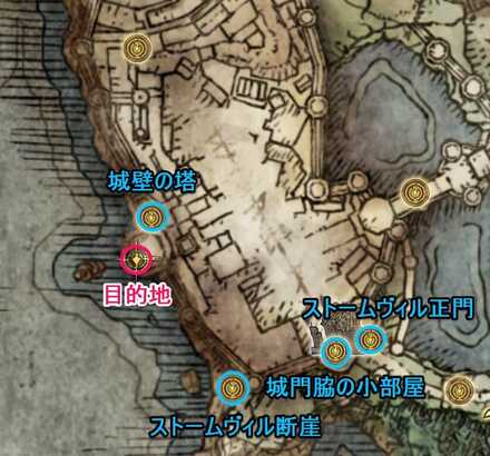 ストームヴィル地図