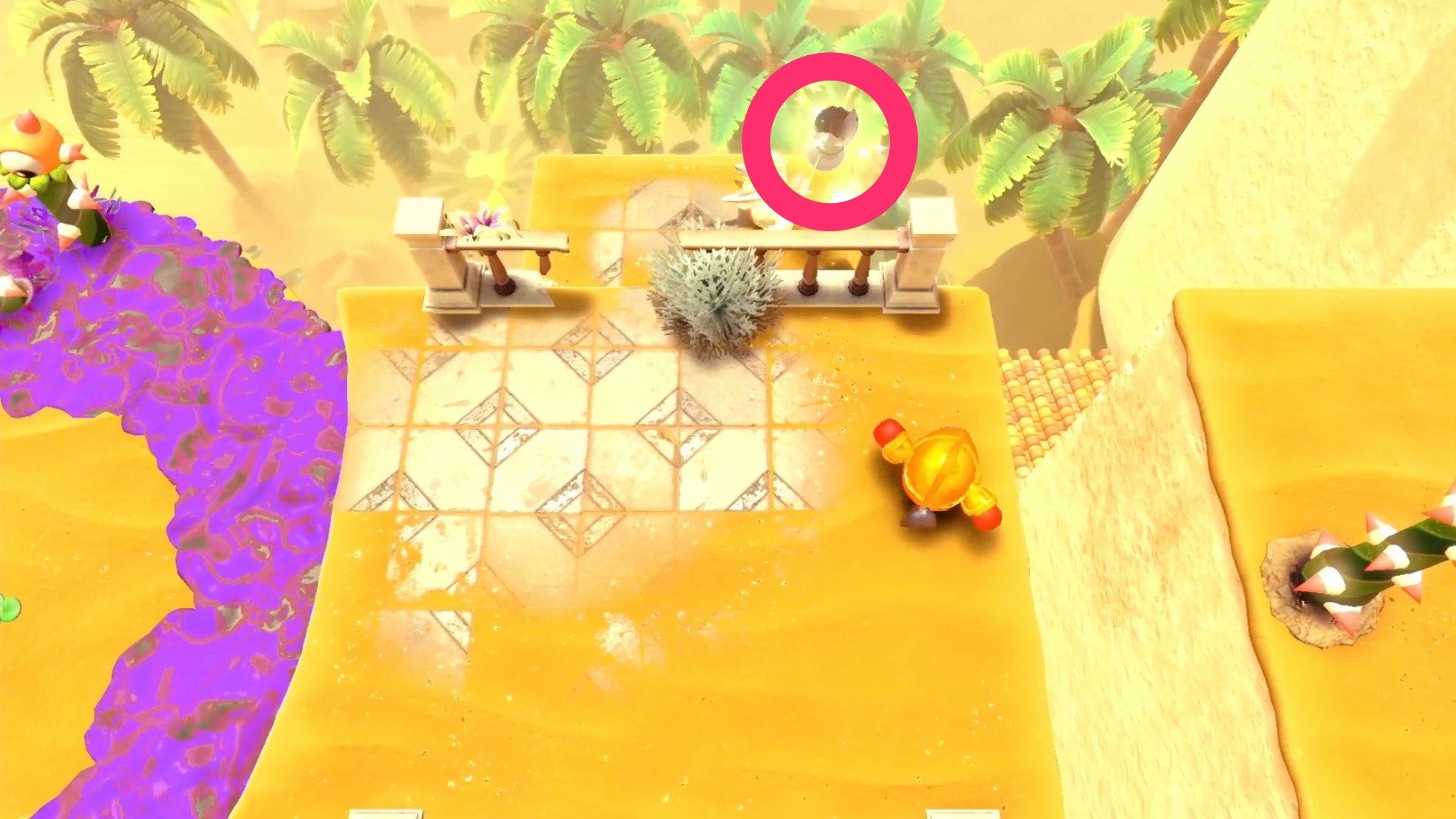 エリア2の毒で囲まれた場所