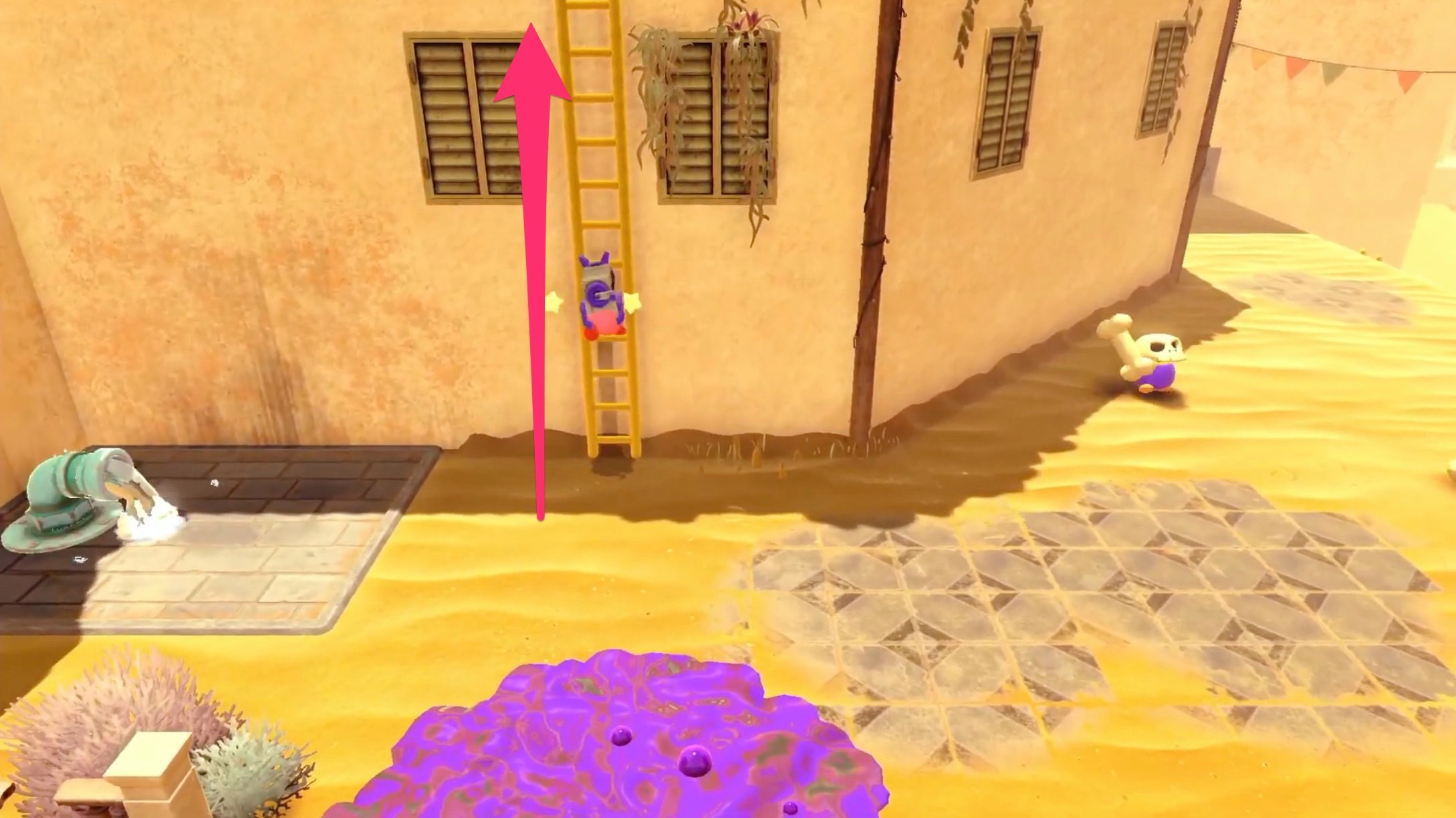 みずふうせんほおばりに変形できる水道の上