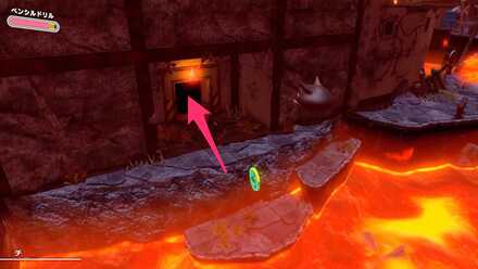 壁が下がったら隠し部屋に入る