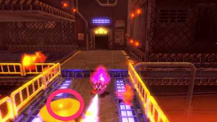 ファイアでランタンに火を灯す