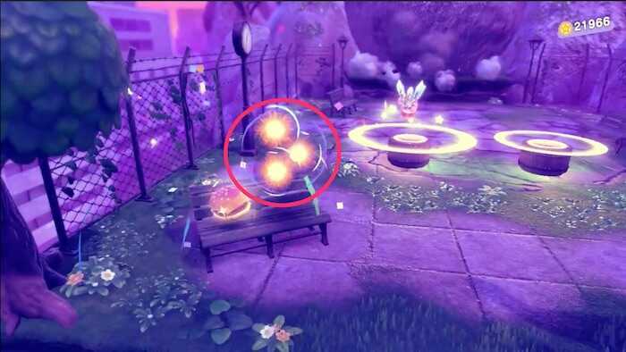 巨大岩が転がりきった先のベンチ8