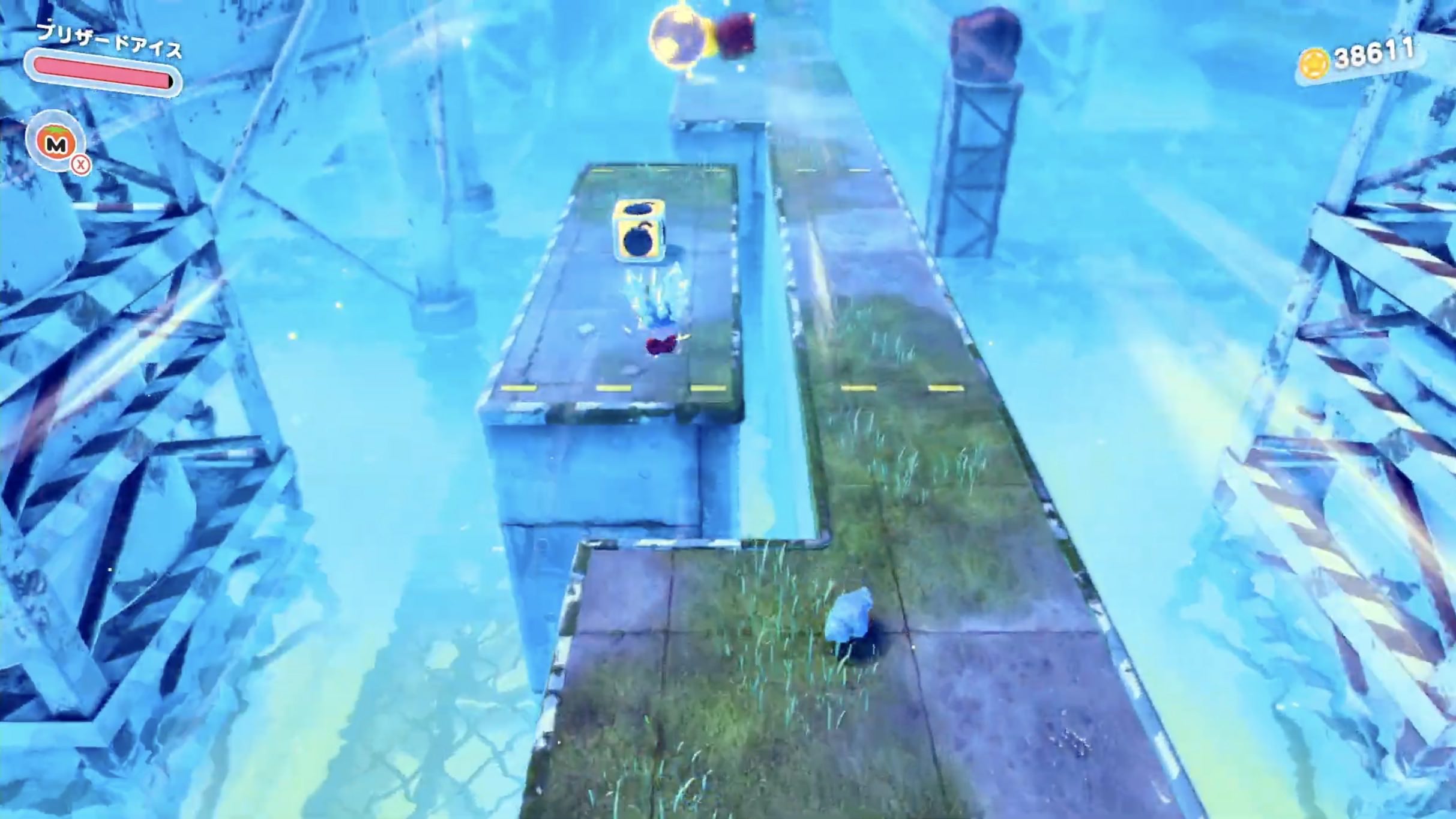 ボムブロックを壊した先