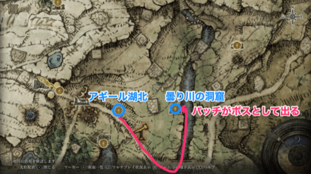 パッチの場所