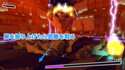 腕を振り上げたレオンフォルガ画像