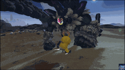 デューンベアの溜めパンチ