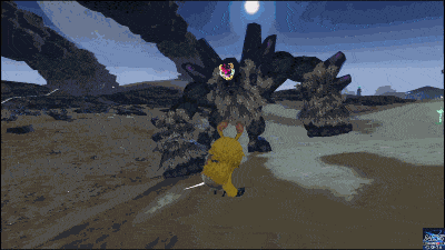 デューンベアの叩きつけ