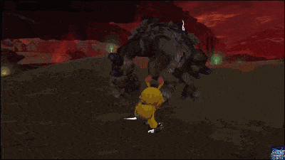 振り向きパンチ