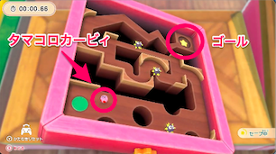 コロコロ！タマコロカービィの遊び方画像