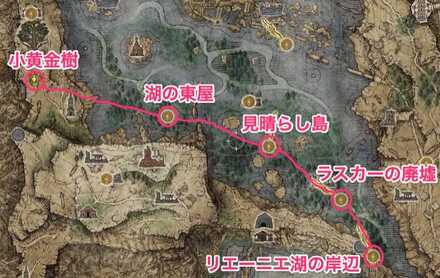 青色の結晶雫の場所