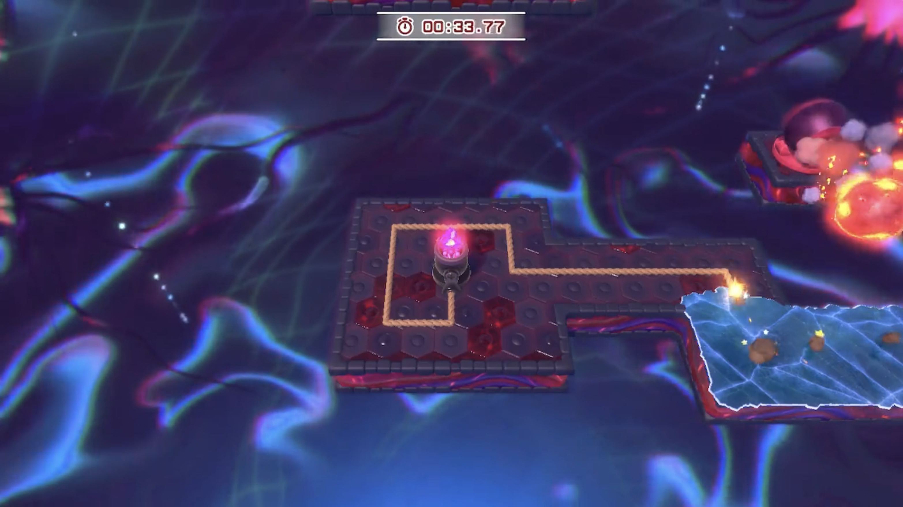 ロケットに入ったらしゃがむ