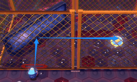 1番目の投げ方とカッターの軌道画像