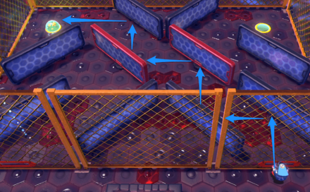 右から投げるカッターの軌道画像